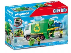 PLAYMOBIL CITY LIFE - CAMION DE RECYCLAGE VERT #71234